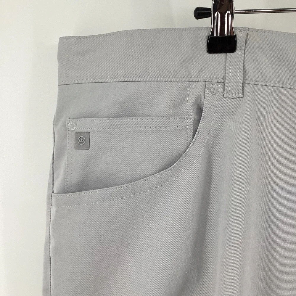 Peter Millar Pants Mens 42x29 EB66 Performance Beige Tan Golf Casual Five Pocket
